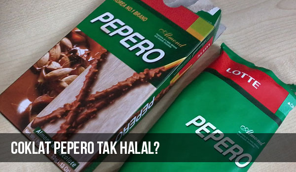 Coklat Pepero tiada sijil halal